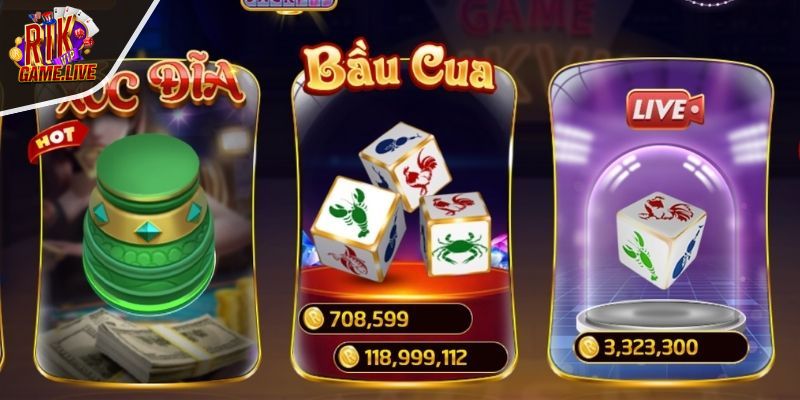 Trò chơi Xóc Đĩa tại nhà cái RIKVIP